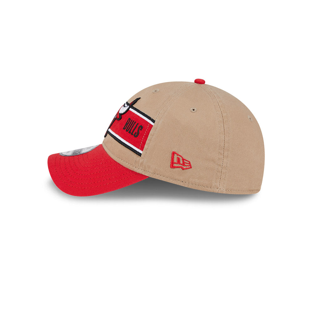 Chicago Bulls Hat - Camel NBA 2024 Draft 9Twenty Strapback Cap - New Era